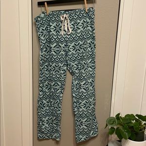 Geometric snowflake PJ pants